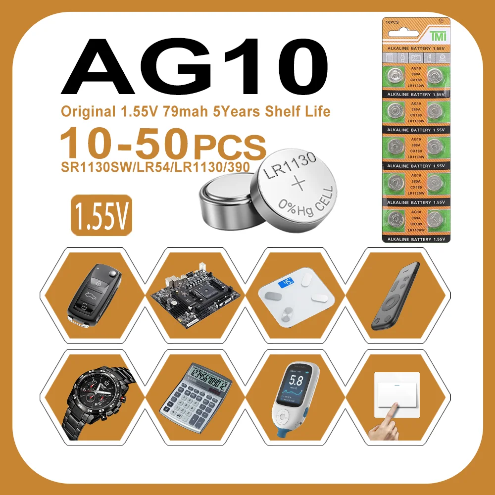 10PCS-50PCS 1.55V A…