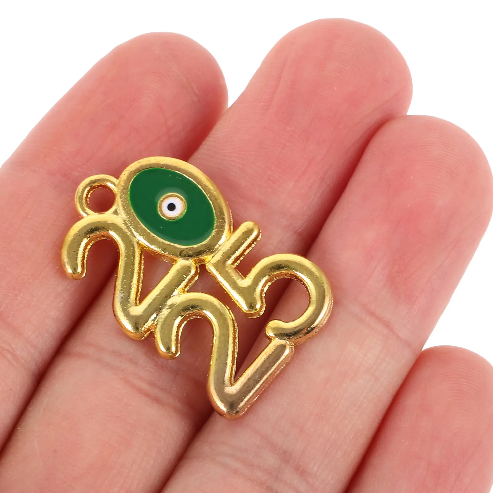 

20Pcs 2025 Number Pendant Charms Metal DIY Jewelry Craft Making Necklace Bracelet New Year Gift Accessories Number Pendant
