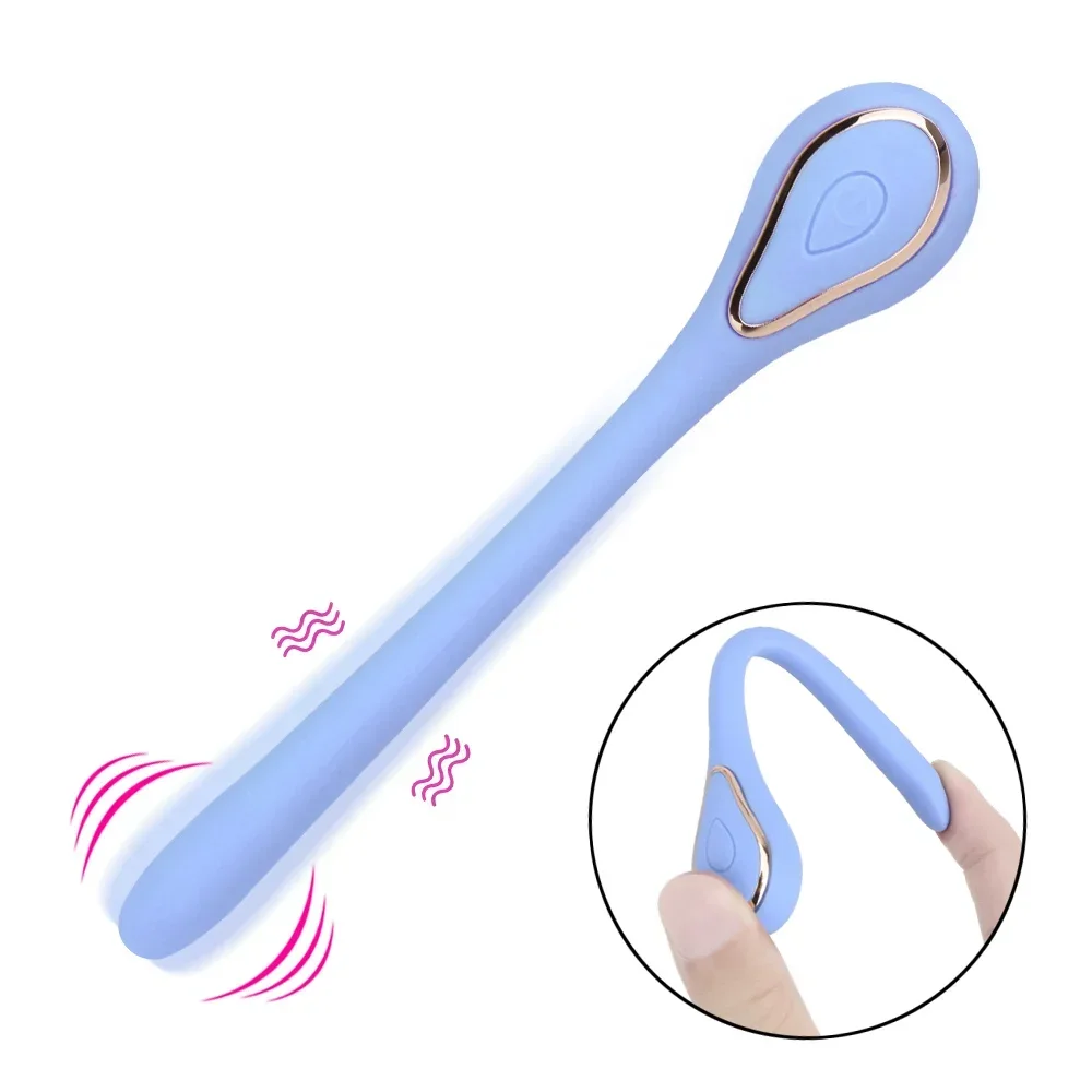 10 Speeds Penis Plug Vibrator Urethral Catheter Dilator Stimulator Vaginal Massager For Men And Women Masturbation Tool Adult