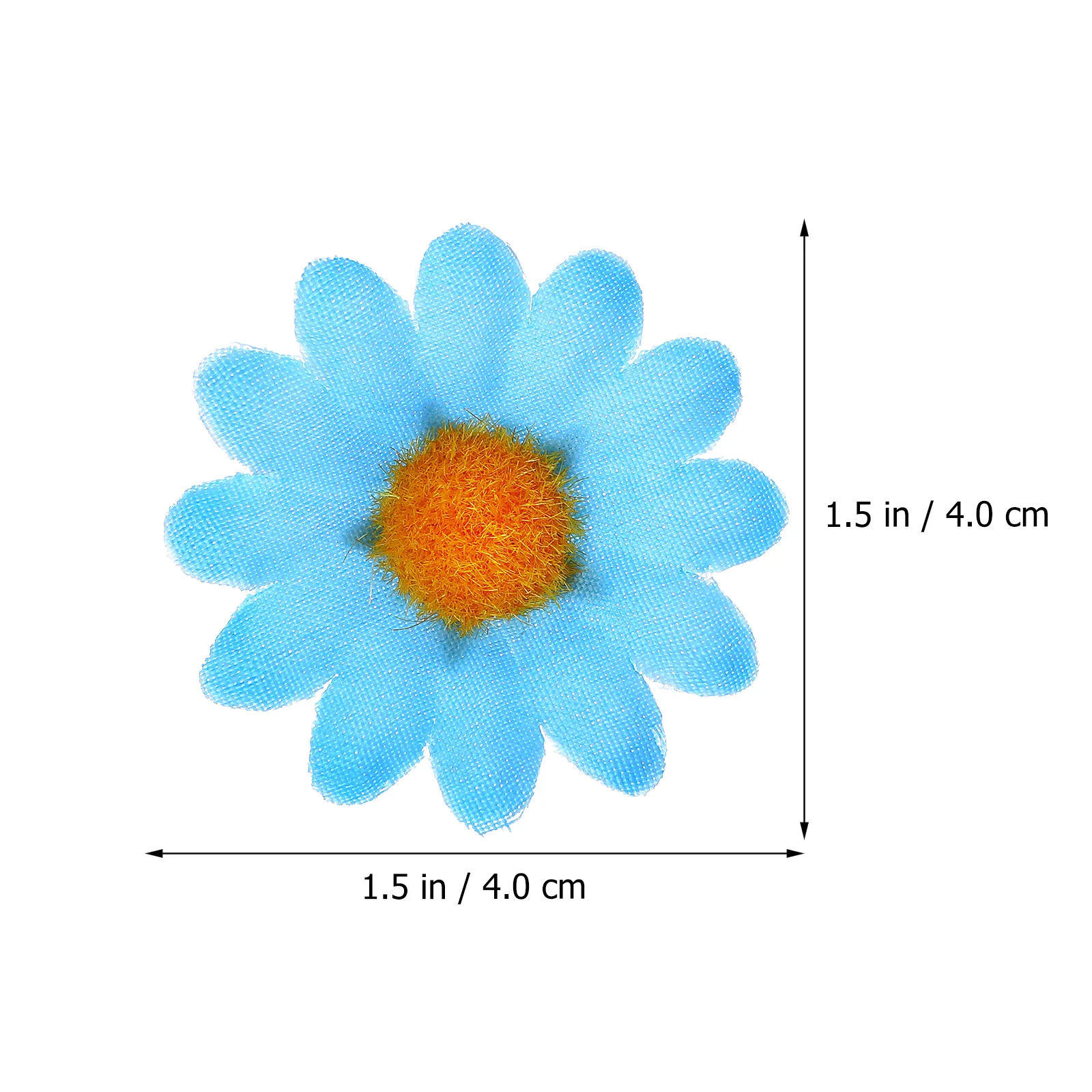 

150 Pcs Artificial Daisy Flower Heads for Crafts Decoration Mini Fake Flowers DIY Weddings Parties Sunflower Realistic