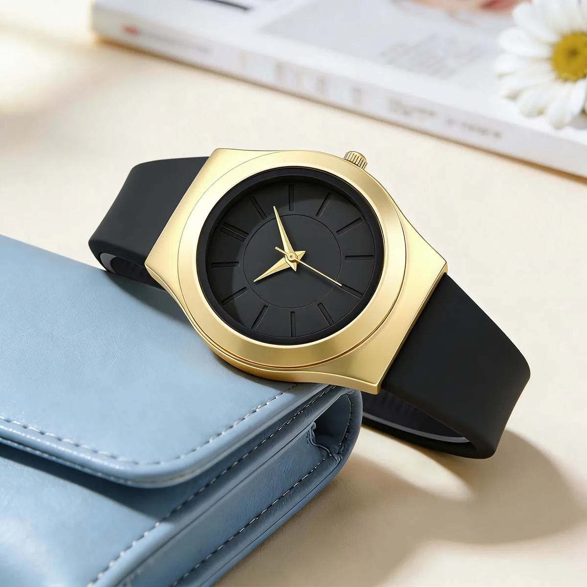 Ladies Sport Casual Sample Women Girls Quartz Watches Silicone Wristwatch image 6