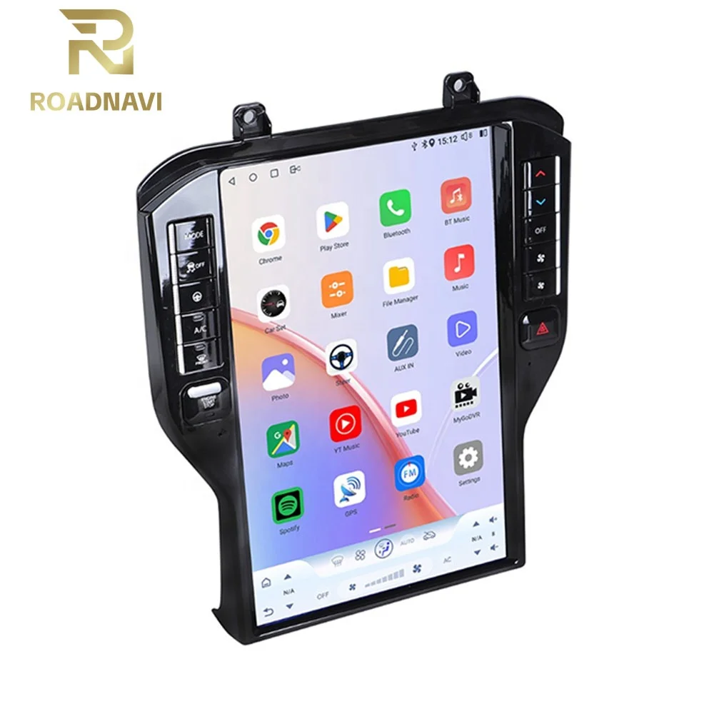 RoadNavi 14.5'' Qualcomm Android Car Radio for Ford Mustang 2014-2021 Car Multimedia Player Wireless Carplay 4G 360