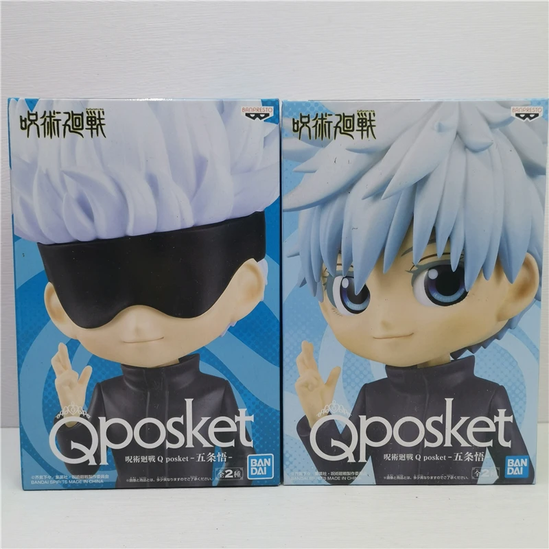 Bandai Qposket Anime Jujutsu Kaisen Gojo Satoru Itadori Yuji Фигурка Модель Настольные украшения Игрушка Мальчик Подарок на день рождения Коллекция Модель