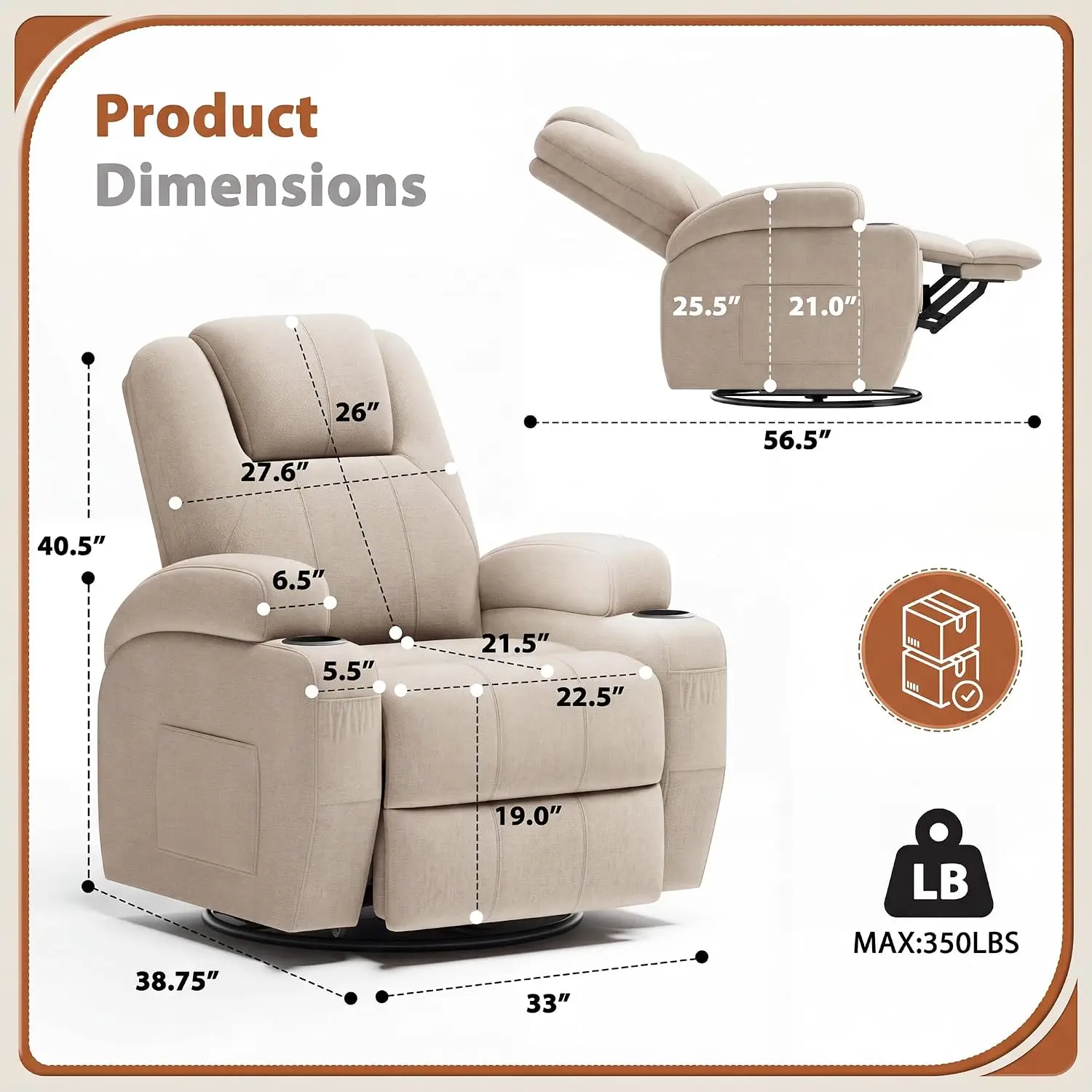 Thumbnail 2 - #7 Discounted Swivel Lounge Chairs Worth Buying