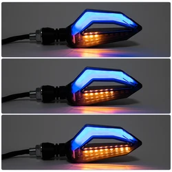 Flowing Water Type Turn Lights LED Signals Lights Indicator Blinkers Flashers Amber Color Universal Motorcycle Accessories