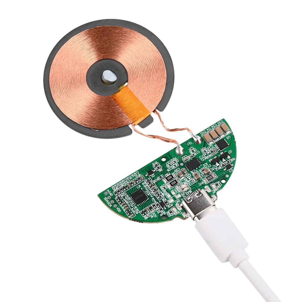 15W Wireless Charging Module Car QI Smart Charging 5W Headset 2.5W Watch Charger Compliant with WPC V1.2.3 Specifications