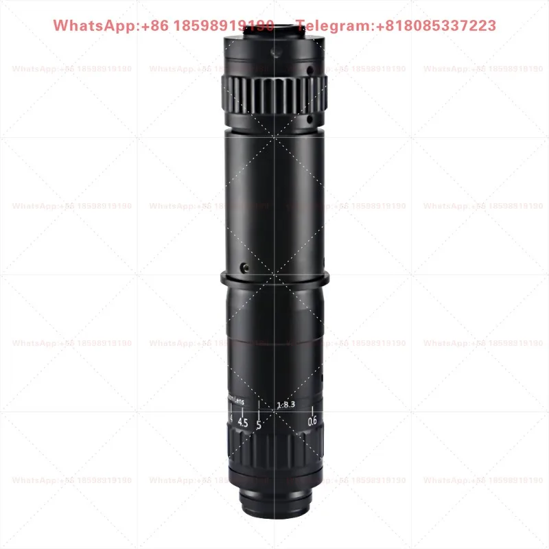 AM0650 Optical 0.6X-5.0X Zoom Objective Infinitely Optical System C Mount Monocular Microscope Zoom Lens