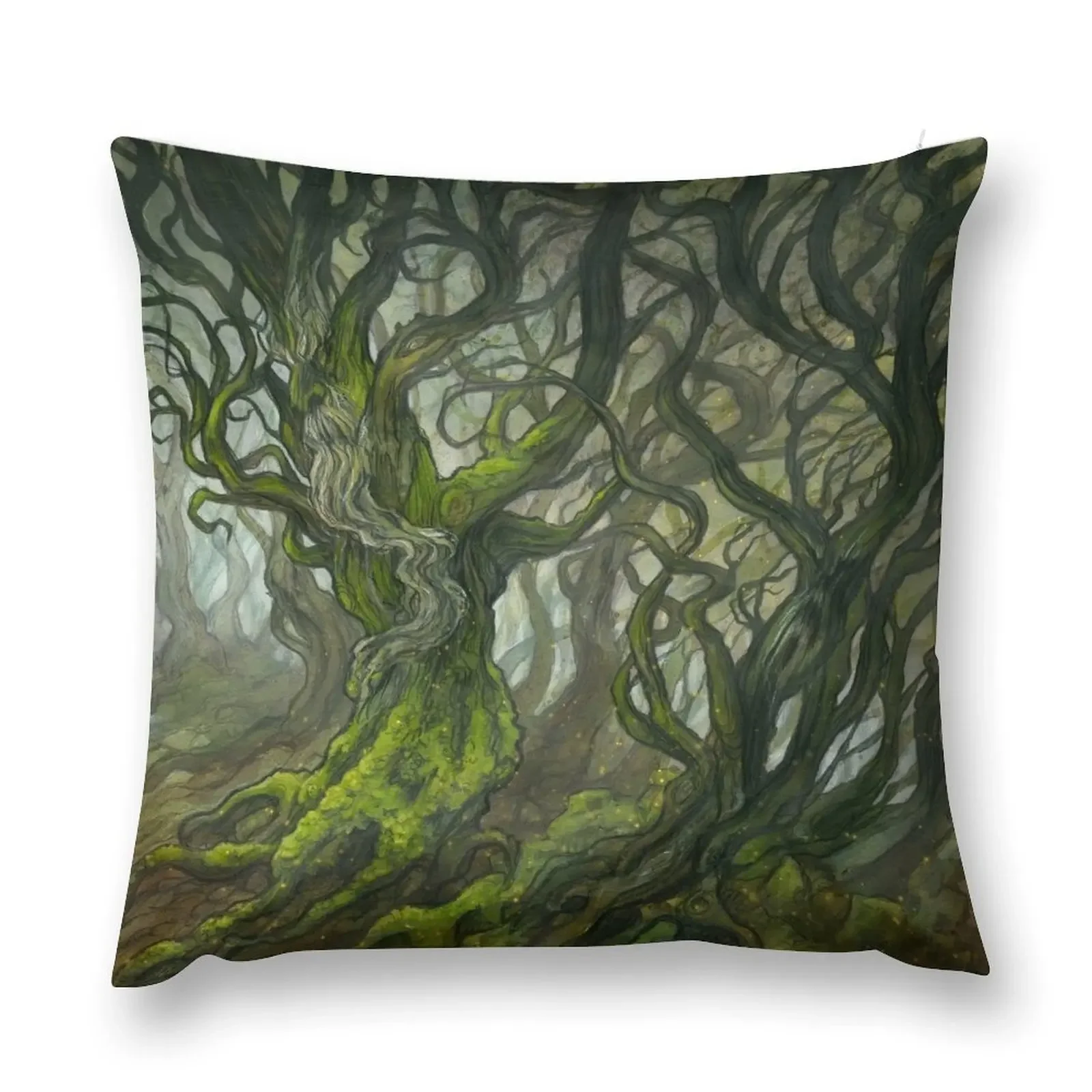 The Old Forest (borderless) Throw Pillow Ornamental Pillow Cushions christmas ornaments 2025 christmas pillow case