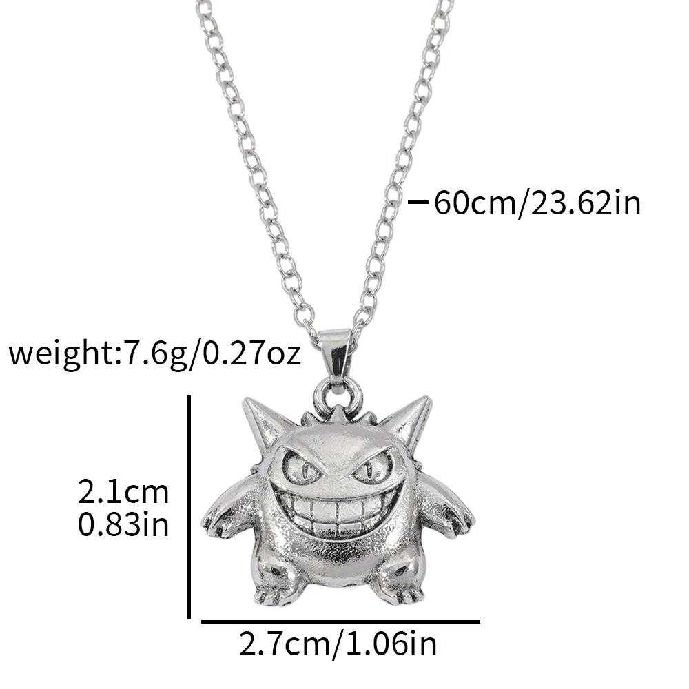 Bulbasaur Charmander Gengar Alloy Pendant Necklace