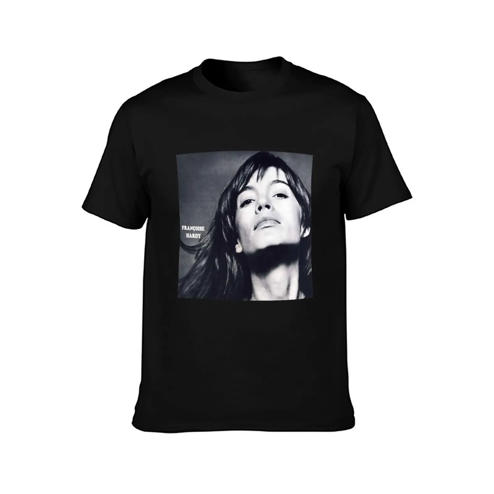 Fran?oise Hardy - La Question T-Shirt Large Size Basic Casual T-Shirt
