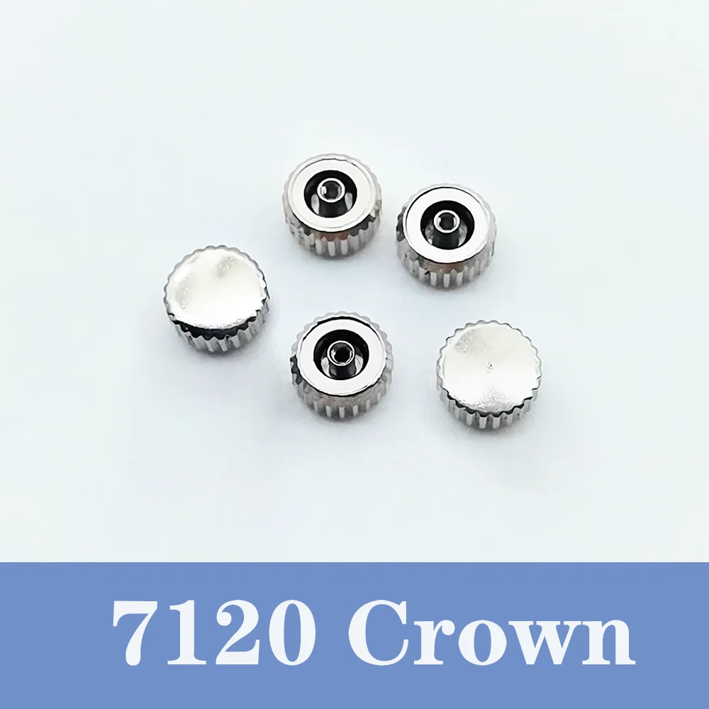

Watch Accessories Crown Suitable for 7120 Movement SZ1 SS7 Watch Repair Parts Flat tube head