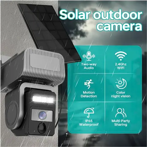 10 best sales वाईफ़ाई कैमरा आउटडोर सौर - №9