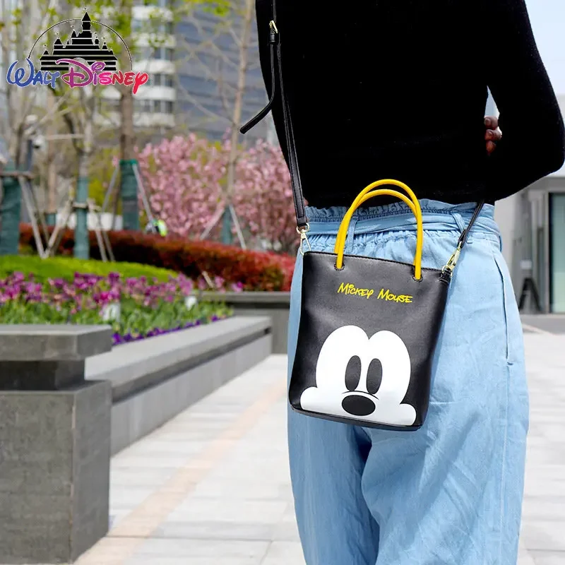 Disney Mickey borsa a tracolla monospalla da donna originale di marca di lusso Mini borsa da donna Cartoon Fashion Mini borsa da donna