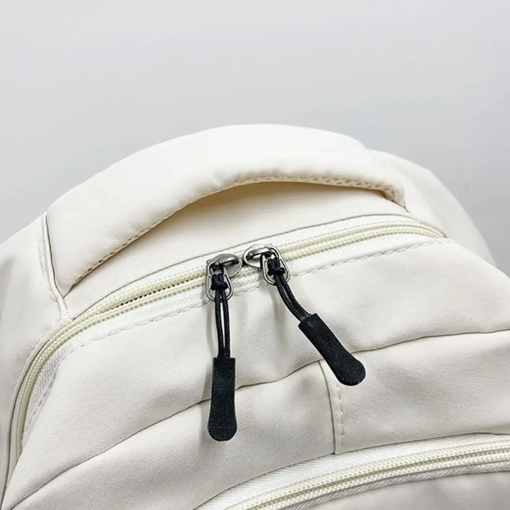 Personality Solid Color Laptop School Bag Oxford Waterproof Large Capacity Backpack Simple Daypack College Backpack Men Women