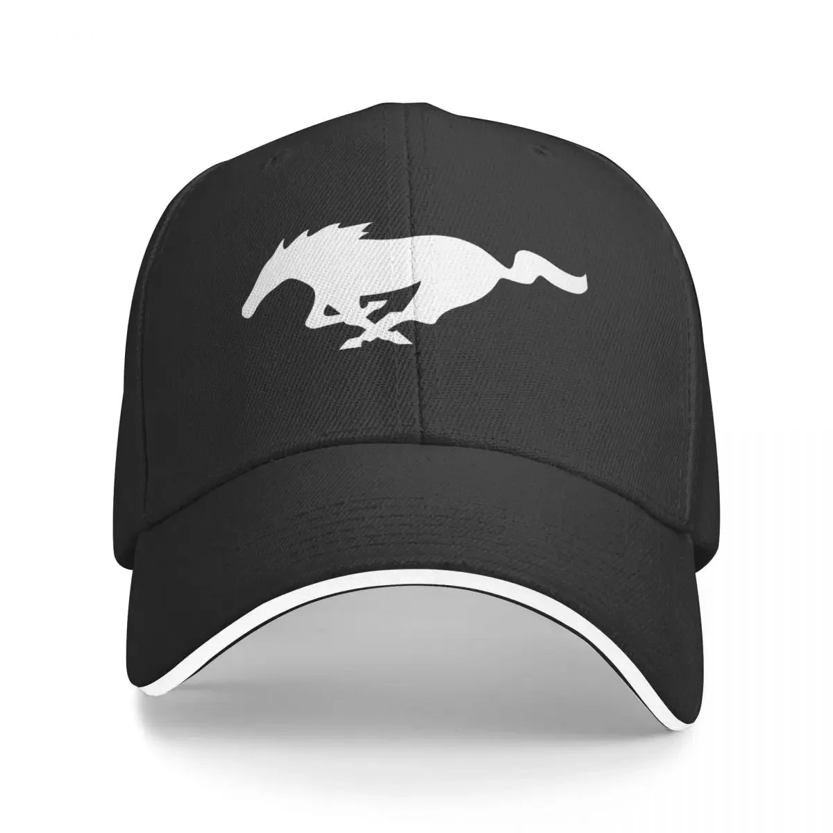 Logo Mustang Baseball Caps Casual Sandwich Hats