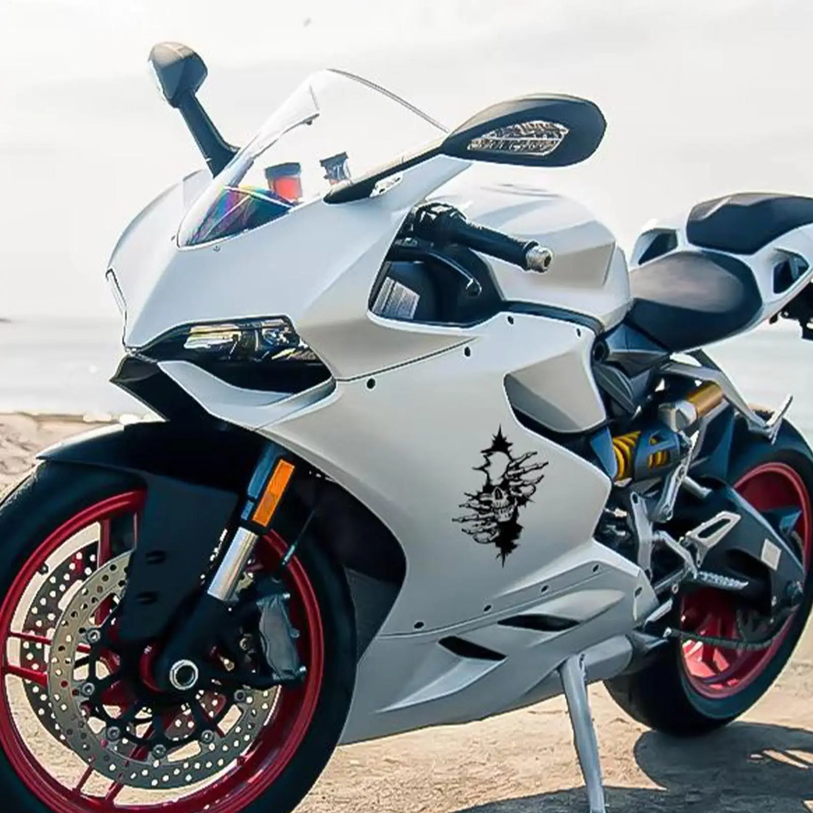 

Череп автомобильная наклейка Хэллоуин водонепроницаемые наклейки Декор внедорожник наклейки для автомобиля грузовик внедорожник мотоцикл транспортные средства окно внешний капот кузов