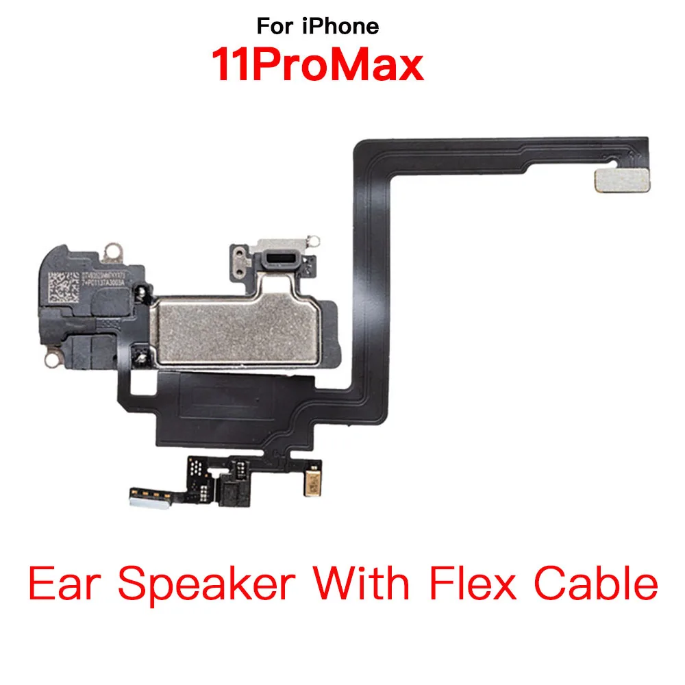 Ear Speaker With Light Sensor Flex Cable For iPhone X XR XS 11 Pro Max Front Camera Flex No Face ID