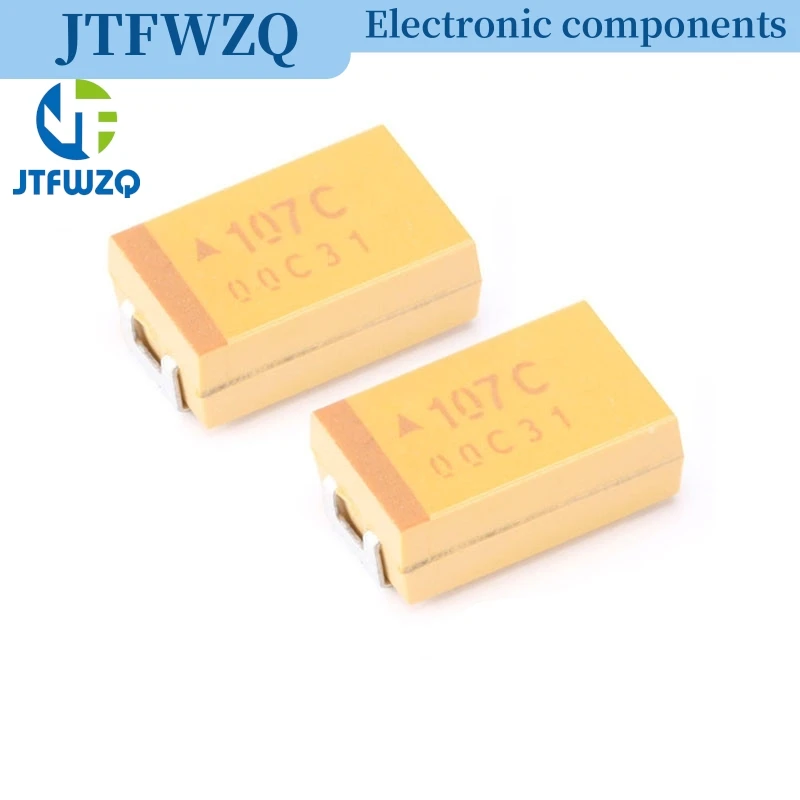 10PCS 6V 6,3V 10V 16V 25V 35V 50V 10UF 22UF 33UF 47UF 100UF 220UF 330UF 470UF D Typ SMD Tantal Kondensator