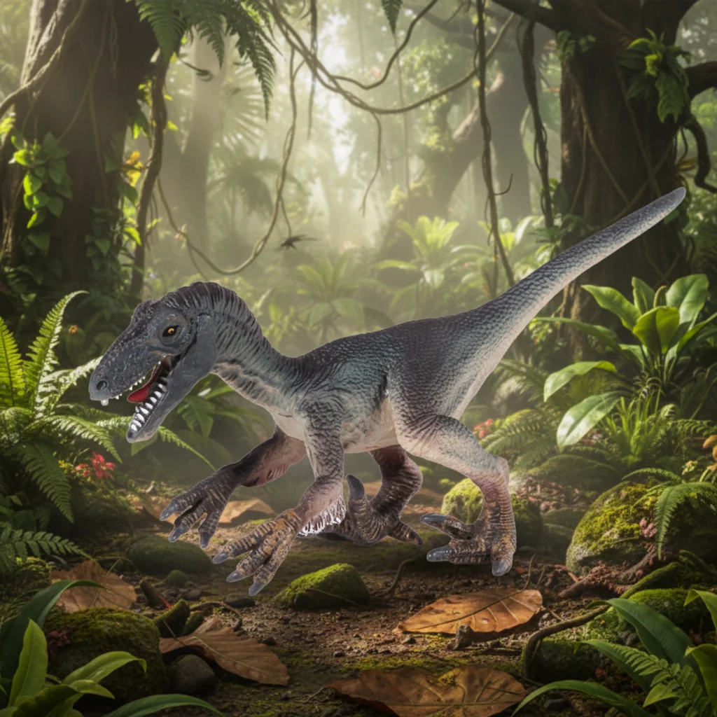 다양한 크기의 공룡 모형 고무 교육용 쥬라기 공룡 사실적인 공룡 액션 피규어 장면 장식