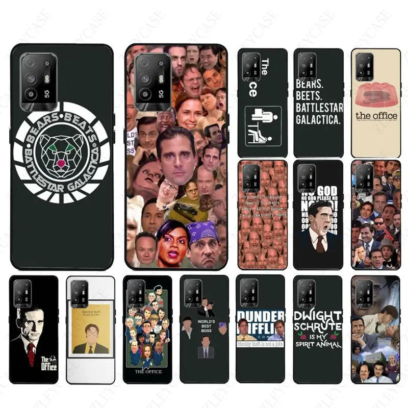 the office cast meme Michael Scott tv Phone cover For OPPO A94 A74 A9 A5 A53 A73 2020 A57 A76 A96 4G A54 A78 A95 A98 A72 Cases