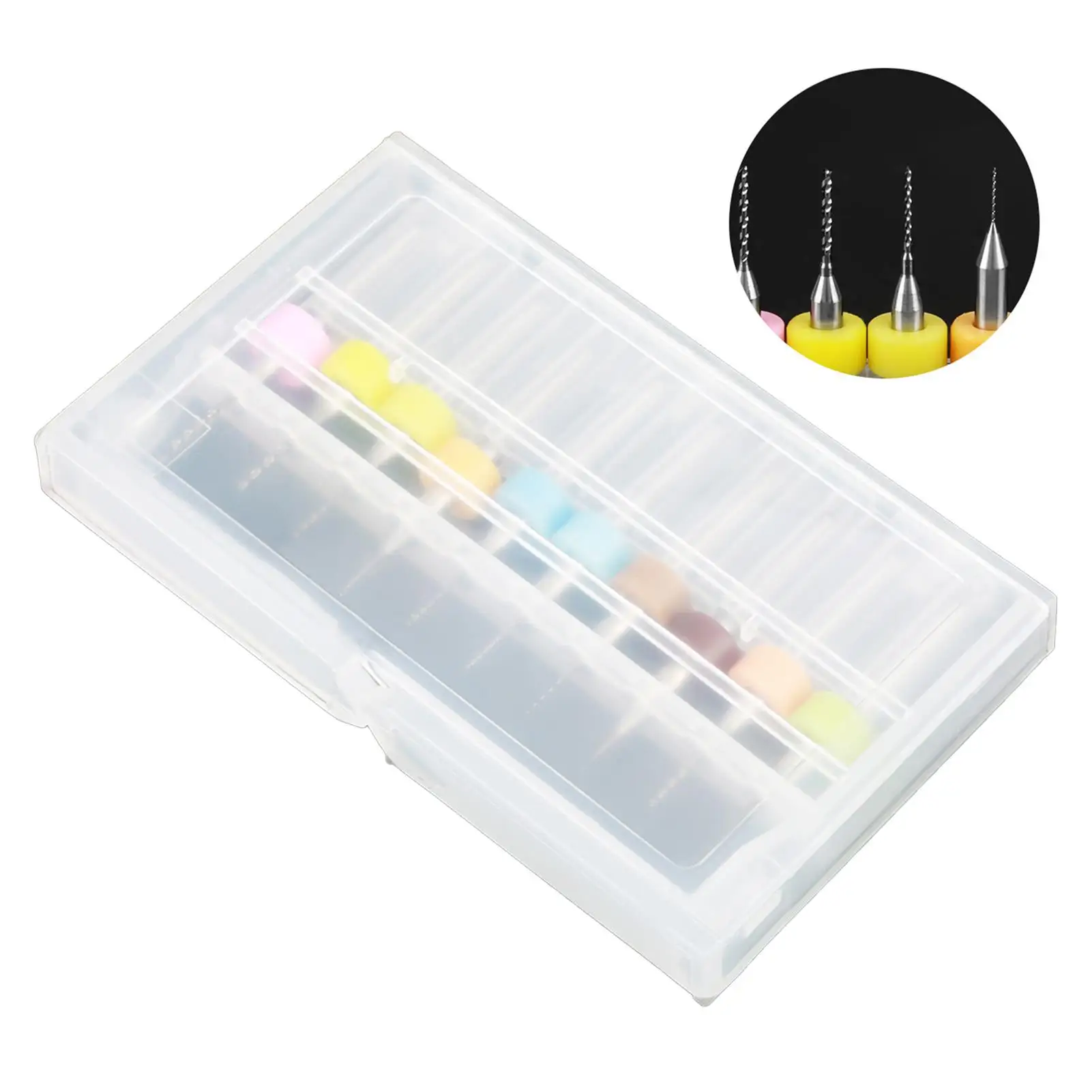 Mini Boor Set 10 stks Wolfraam Staal Carbide Micro Bits 03mm tot 12mm voor Printplaat Precisie boren