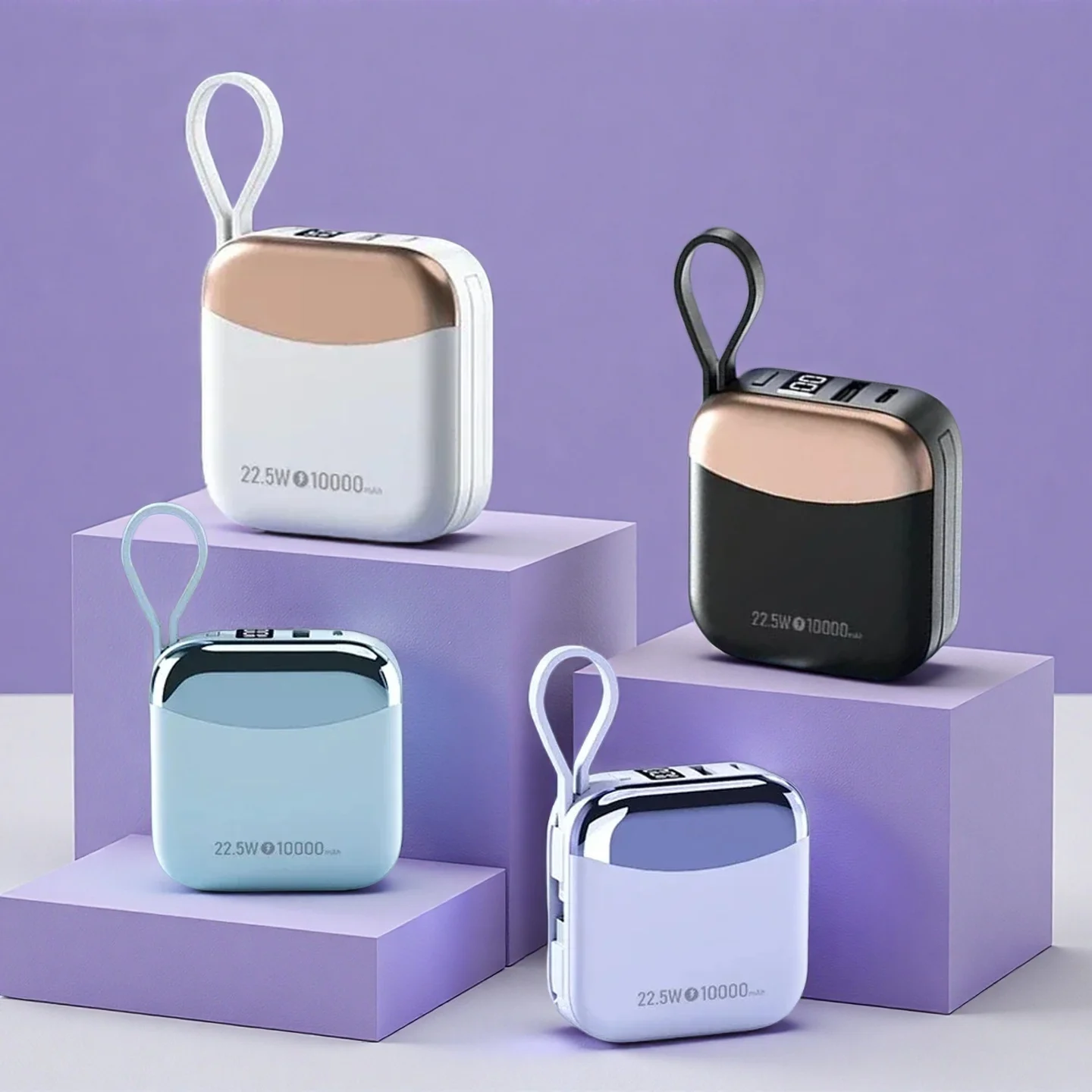 بنك طاقة صغير 10000 مللي أمبير مع شحن سريع. آيفون، سامسونج، هواوي، شاومي. القوة المحمولة النهائية.