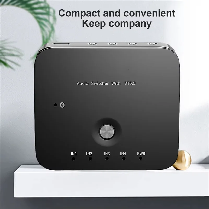 AB53 AU3401 3.5Mm Audio Adapter Switcher Laptop Tablet Remote Control Bluetooth-Compatible Receiver Switch Box Converter