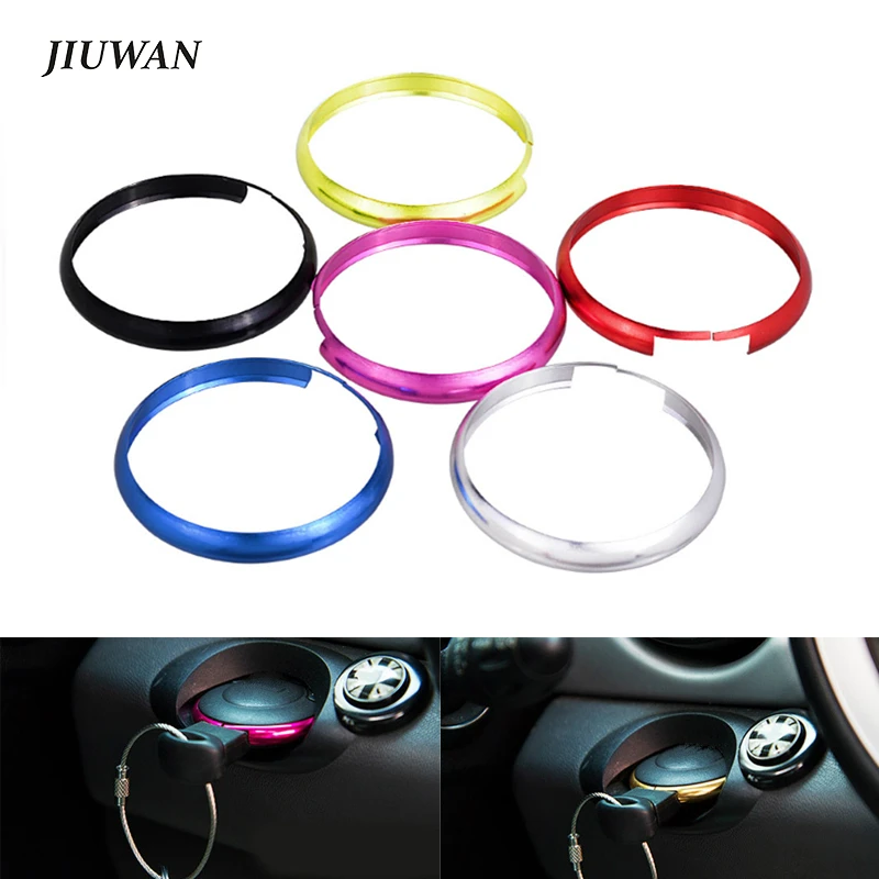 1 Pcs Car Key Shell Aluminum Alloy Key Ring Trim Chain Auto Decoration Accessories For BMW Mini Cooper Clubman Countryman