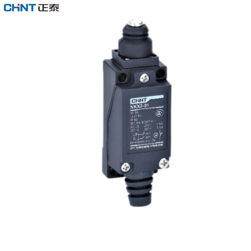Chint CHNT NKX2-09 NKX2-01 NKX2-03 Travel Micro NKX2 Limit Switch 2NO Two Normally Open Roller Press Type Self Resetting 10A
