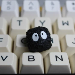 Keycaps Resin Creativity Black Elf Mechanical Keyboards Cap DIY Cartoon Personality Design Anime ESC R4 Cherry MX Axis Keycaps