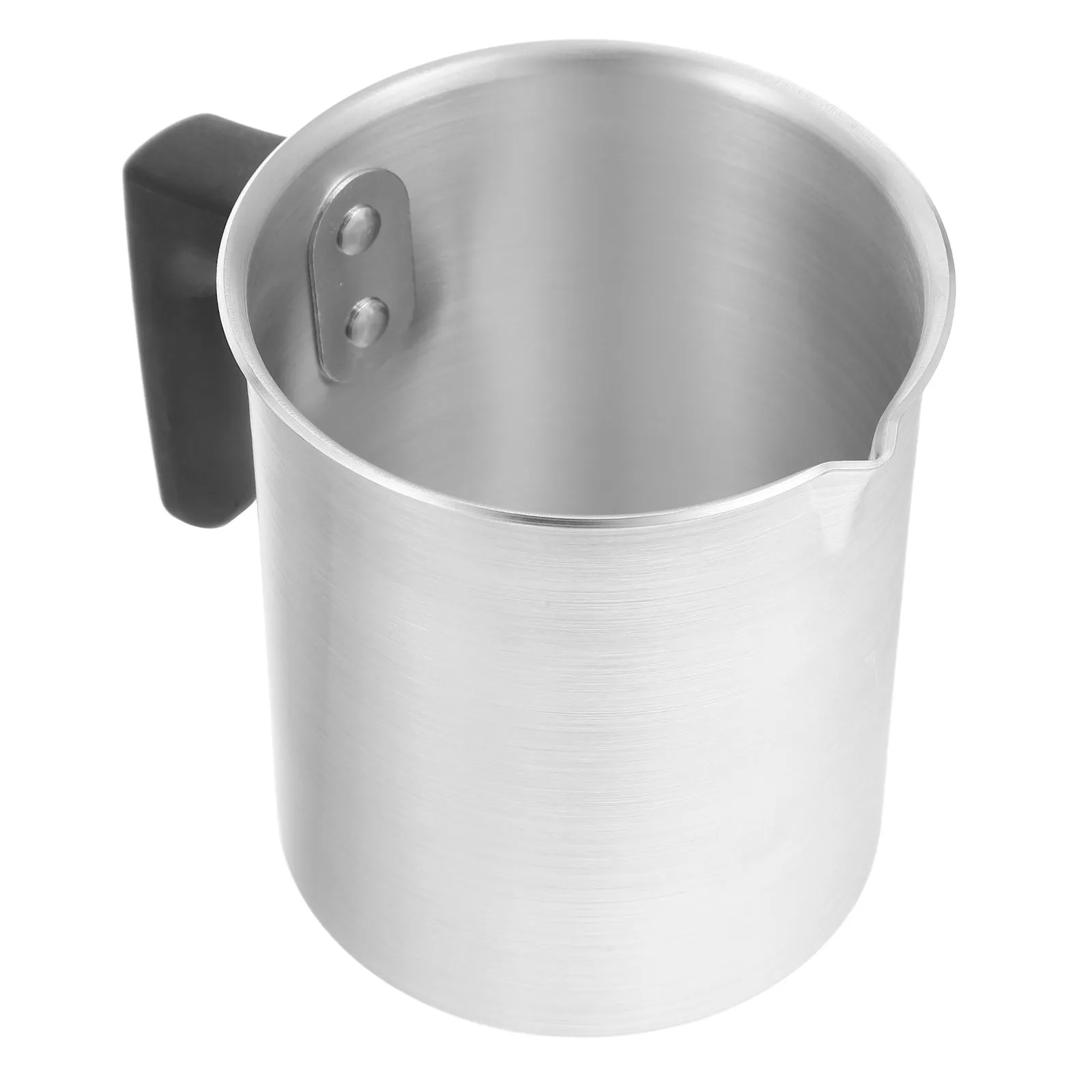 

Wax Melting Pot Making Lightweight 700Ml Large Capacity Dripless Spout Metal Pitcher Handheld Pouring Pot for DIY