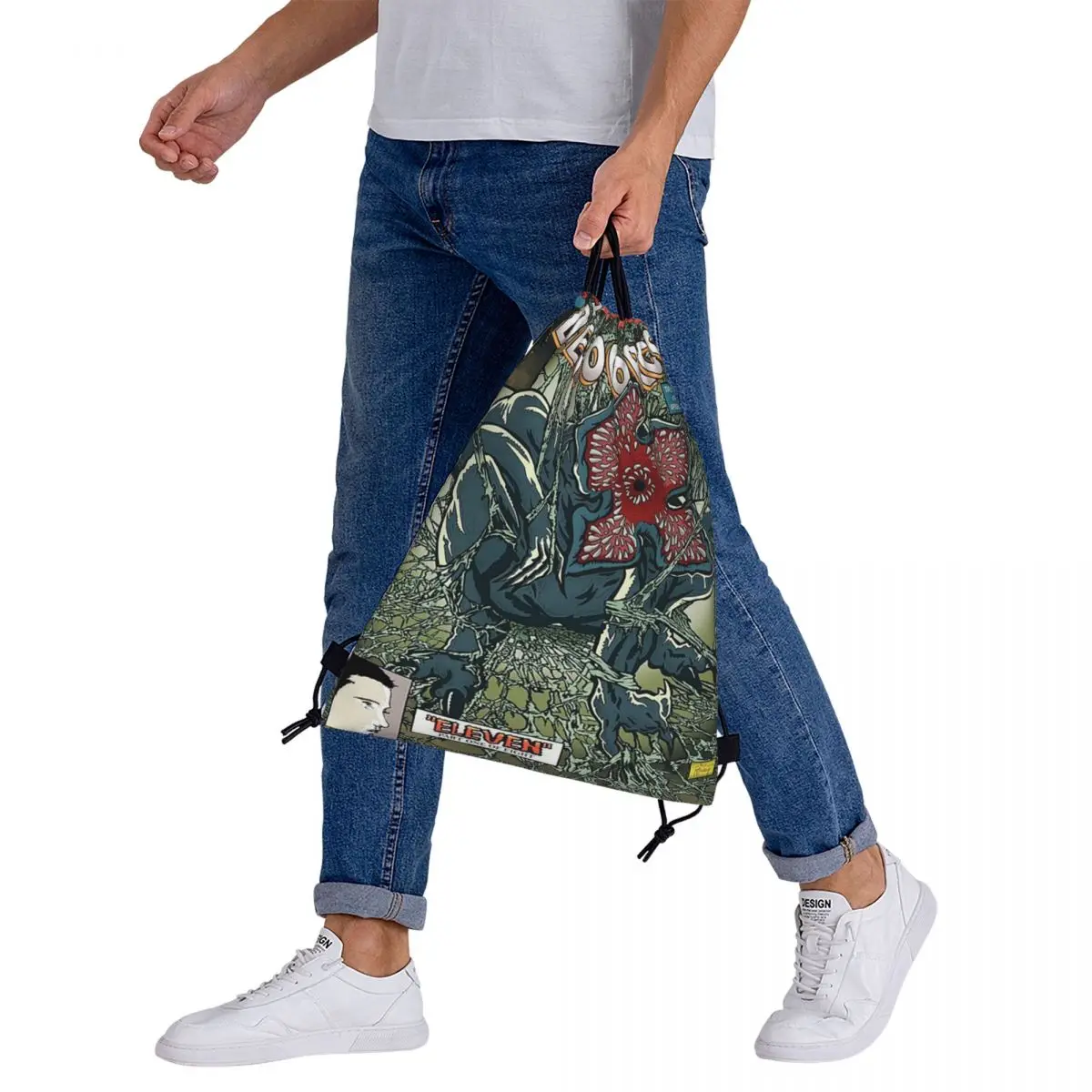 Demog512-Sac à Dos Multifonction Portable à Proximité Wstring, Idéal pour Voyage, École, Chaussures, Livre