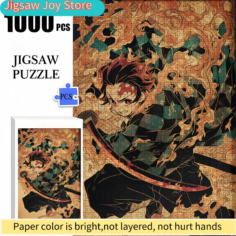 

Popular Anime-Themed Puzzle - Sturdy And Durable Seamless Puzzle for, Suitable for Birthdays, Halloween, Thanksgiving, And Eas