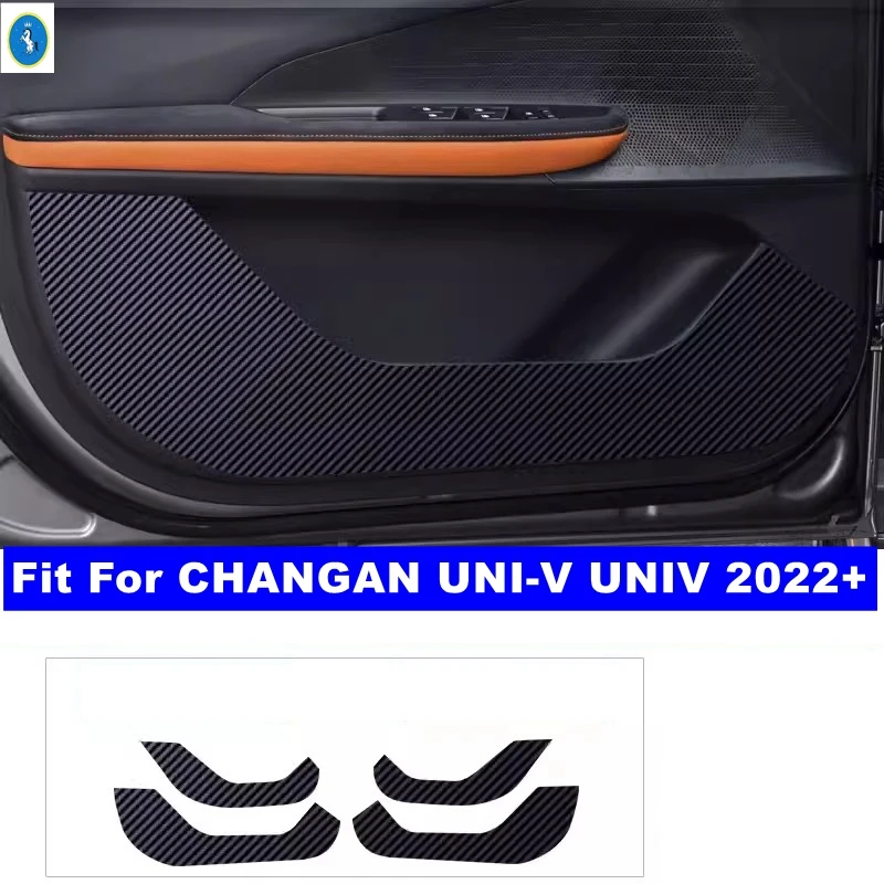 

Door Anti-kick Sticker Storage Box Anti-dirty Scratchproof Film Protect For CHANGAN UNI-V UNIV 2022 2023 Carbon Fiber Stickers