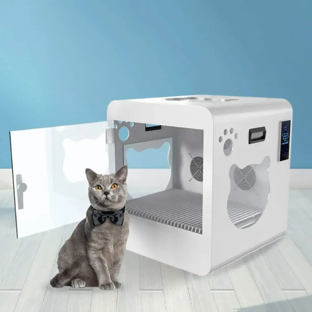 

Automatic Pet Drying Box Smart Cat Mute Hair Dryer Dog Bath Blowing Drying Oven Small Home Water Blowing Machine Pet Hair Dryer