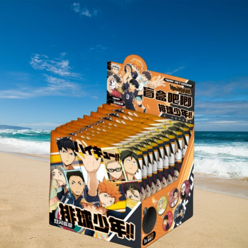 Haikyuu Kozume Kenma Kageyama Tobio Hinata Shoyo مفاجأة صندوق أعمى إبداعي عالي الجودة شارات كرتونية ثنائية الأبعاد هدايا