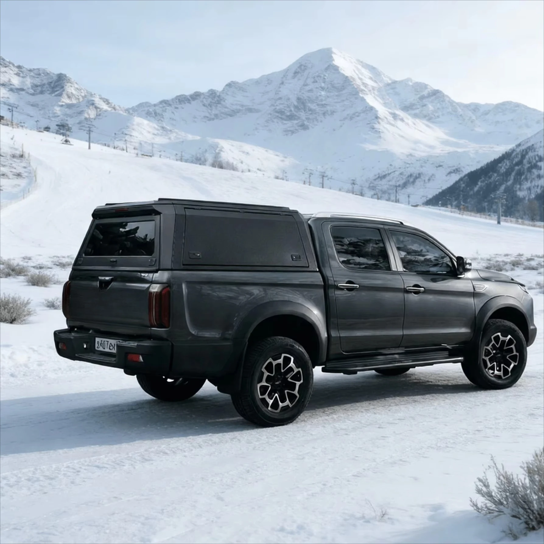 

Off-road Aluminum Alloy Hard Top Pickup Canopy Truck Topper for JAC T9 2023+
