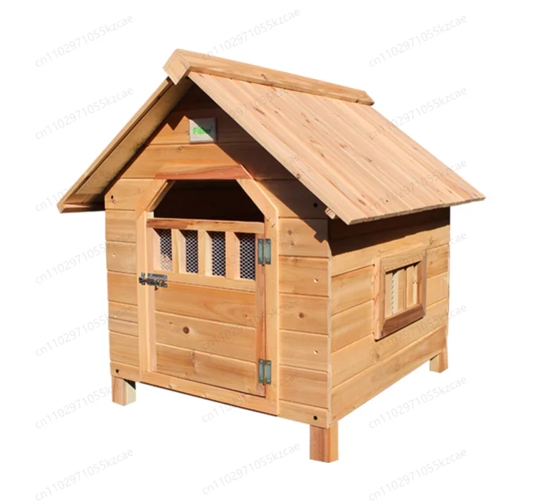 House Indoor and Outdoor Rain Proof Dog House Cedar Cat House Pet