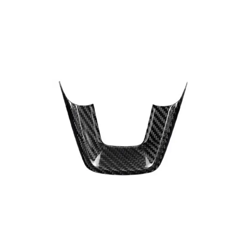 Carbon Fiber Dry Steering Wheel U Shape Lower Overlay Frame Cover Trim For Honda Civic 11Th Gen 2022-2026 Car-T61C