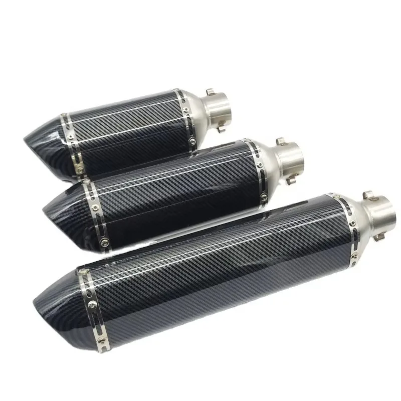 

SXLL New 51mm Stainless Steel Motorcycle Off-Road Exhaust Muffler CH-Universal Retrofit/Upgrade