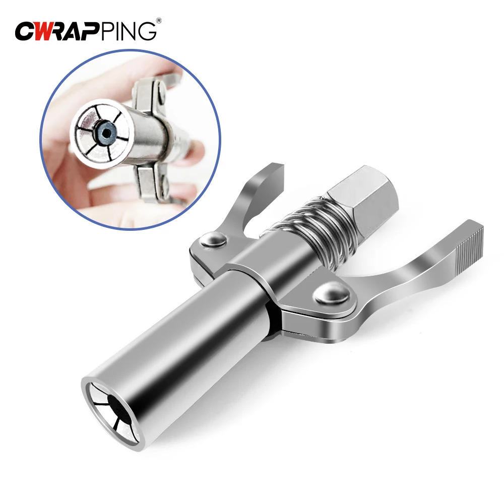 Grease Gun Oiler  Tool 10000 PSI Oil Pump Gun NPTI/8 High Pressure Grease Nozzle Car Syringe Lubricant Tip Machine Oil Greasing