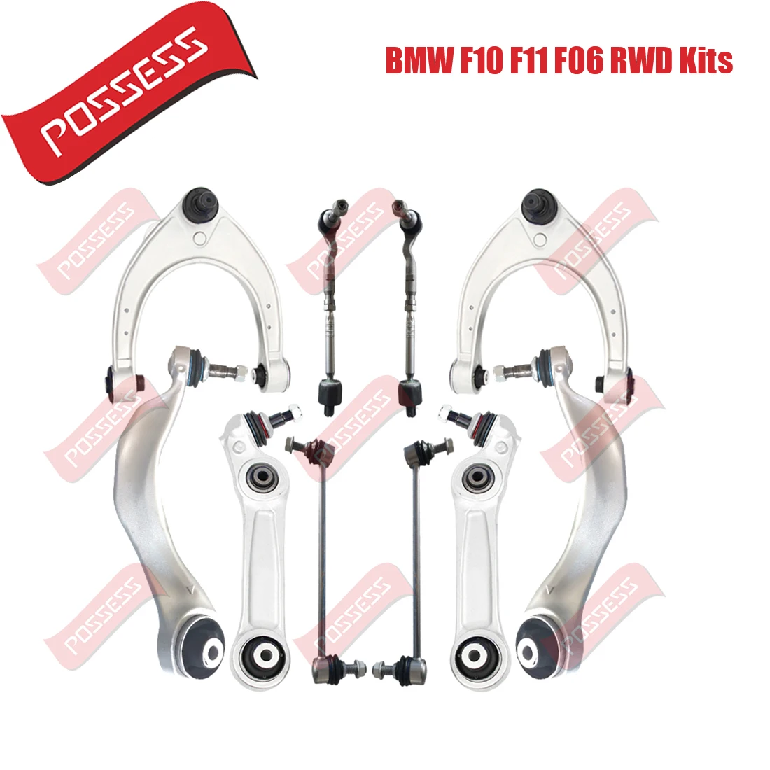 

For BMW 5 6 Series F10 F11 F18 F12 F13 F06 Rear Drive Front Suspension Control Arm Stabilizer Link Kits 31126775971 31126775972