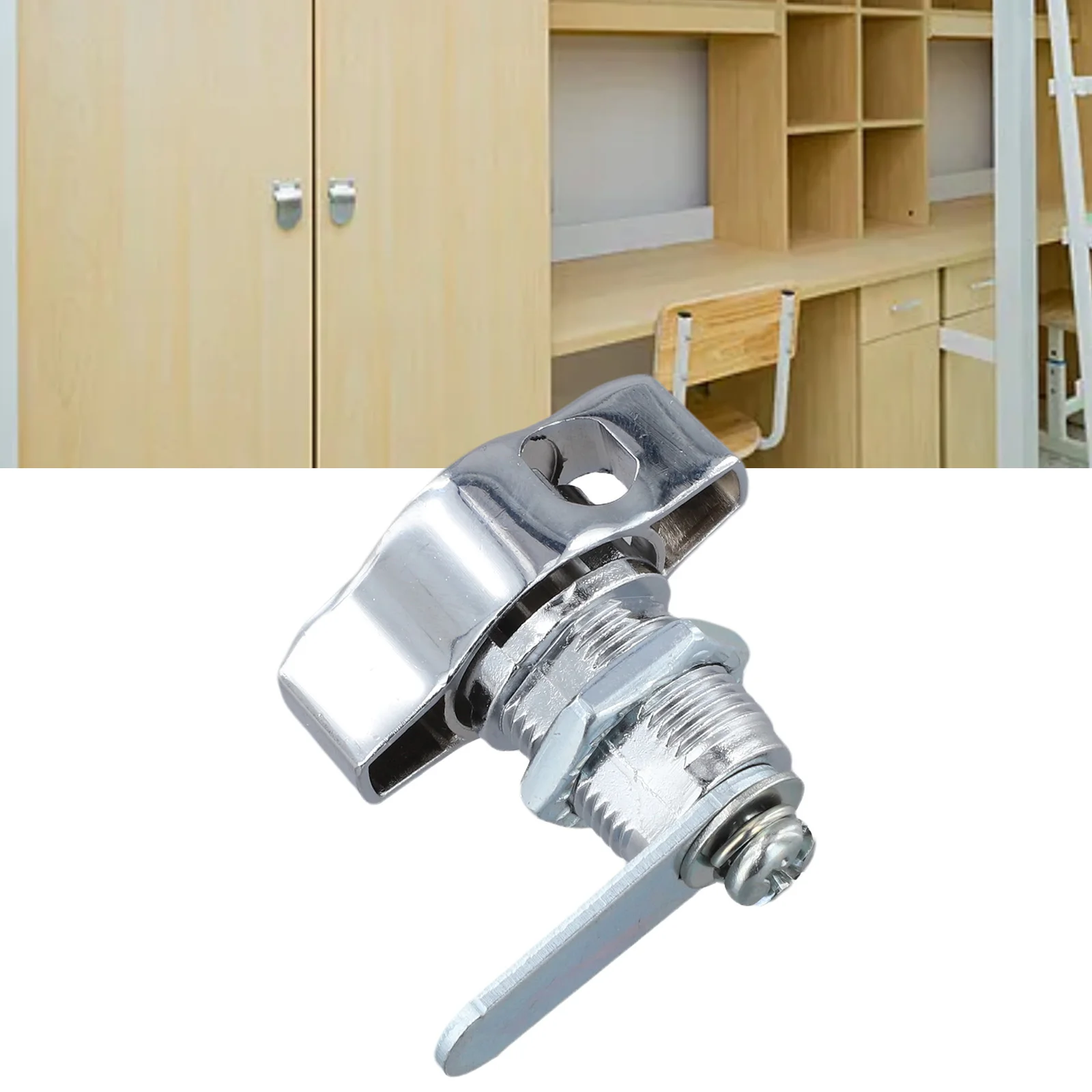 1pcs Cabinet Cam Lock Keyless Zinc Alloy Lock 16mm/20mm/25mm 30mm Secure Padlock For Furniture Cabinet Door Hardware Drawer Lock
