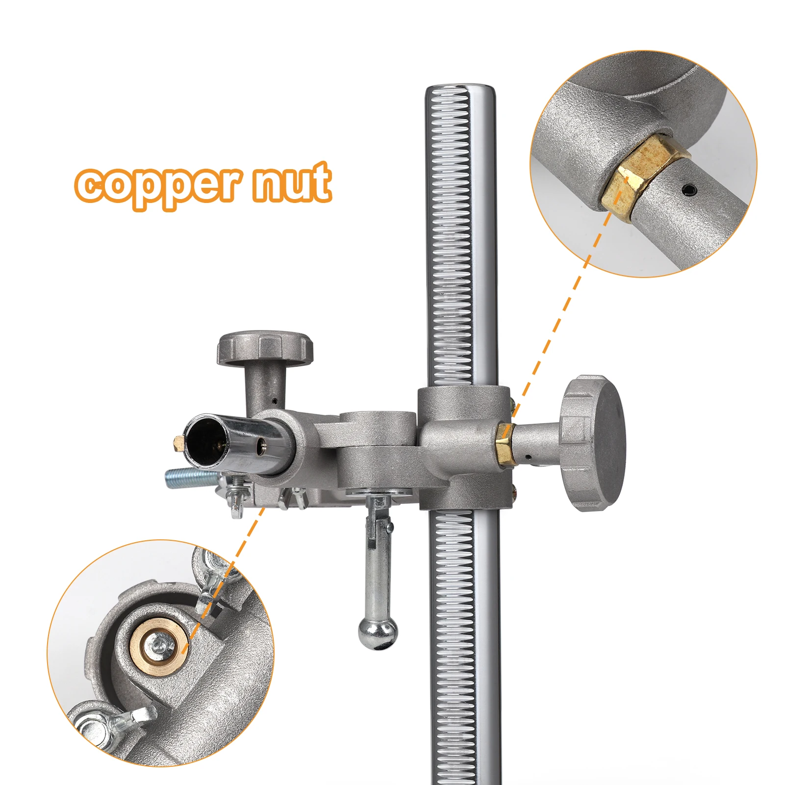 30*18cm Mini Welding Torch Holder Support Gun With V Clamp Mountings Stand TIG Welding Positioner Turntable Accessories