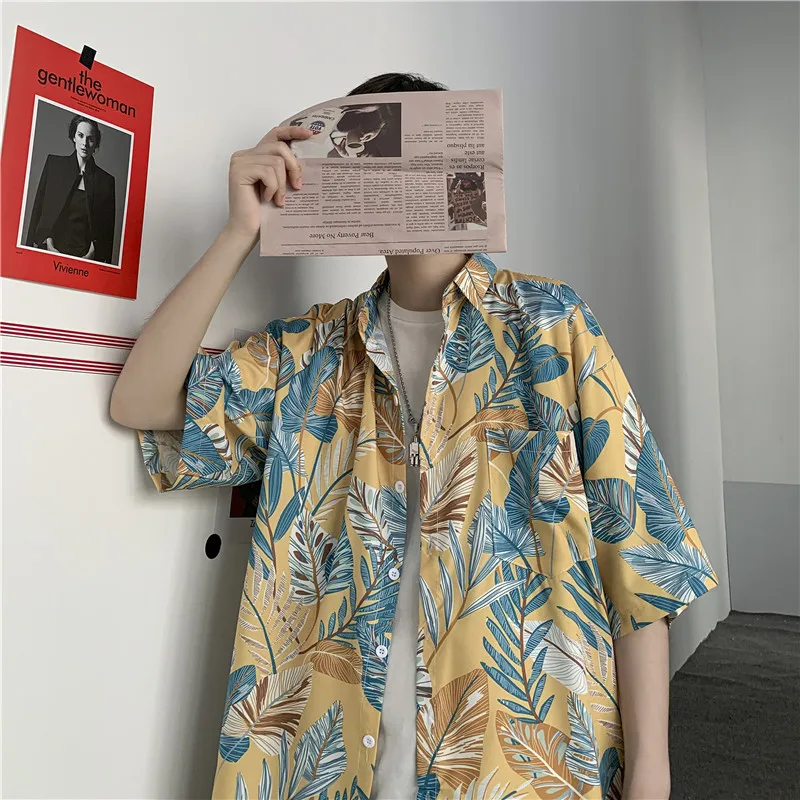 

New Print Linen Short Sleeve Shirs Loose Casual Shirt Long Sleeve Cotton Tops Blouses Men Clothing Top Quality 2024 A22