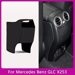 For Mercedes Benz GLC X253 2019-2023 Car Armrest Mat Anti Kick Pad Microfiber Leather Protection Cover Accessories