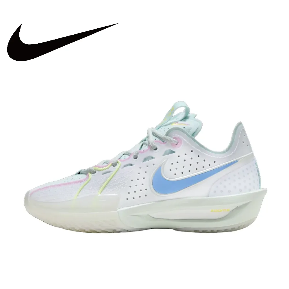 

Nike Air Zoom G.T. Оригинальные низкие мужские и женские баскетбольные кроссовки Cut 3, устойчивые к истиранию и скольжению.