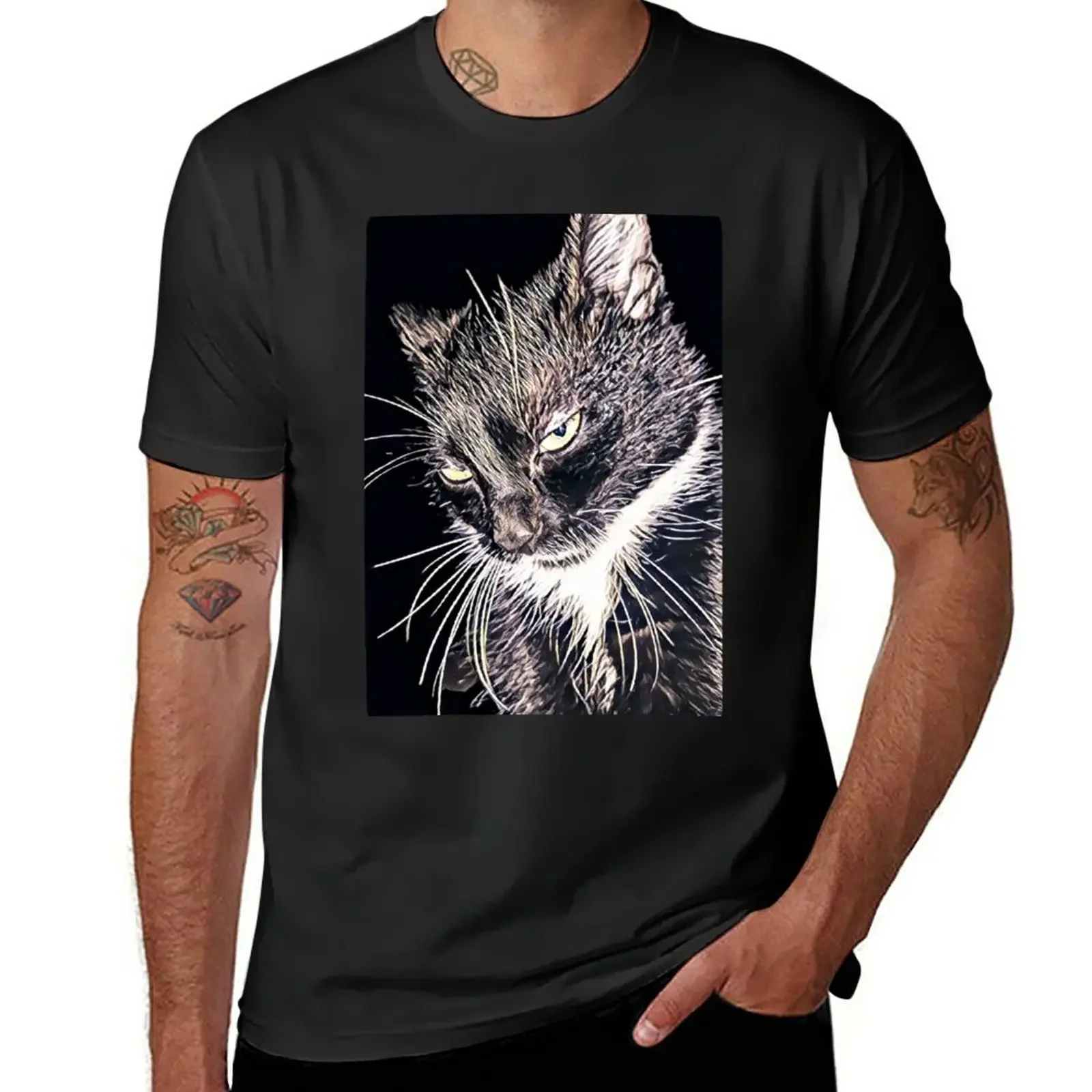 Meow you doing You Silly Human? #Cat T-Shirt tees anime clothes plain mens cotton t shirts