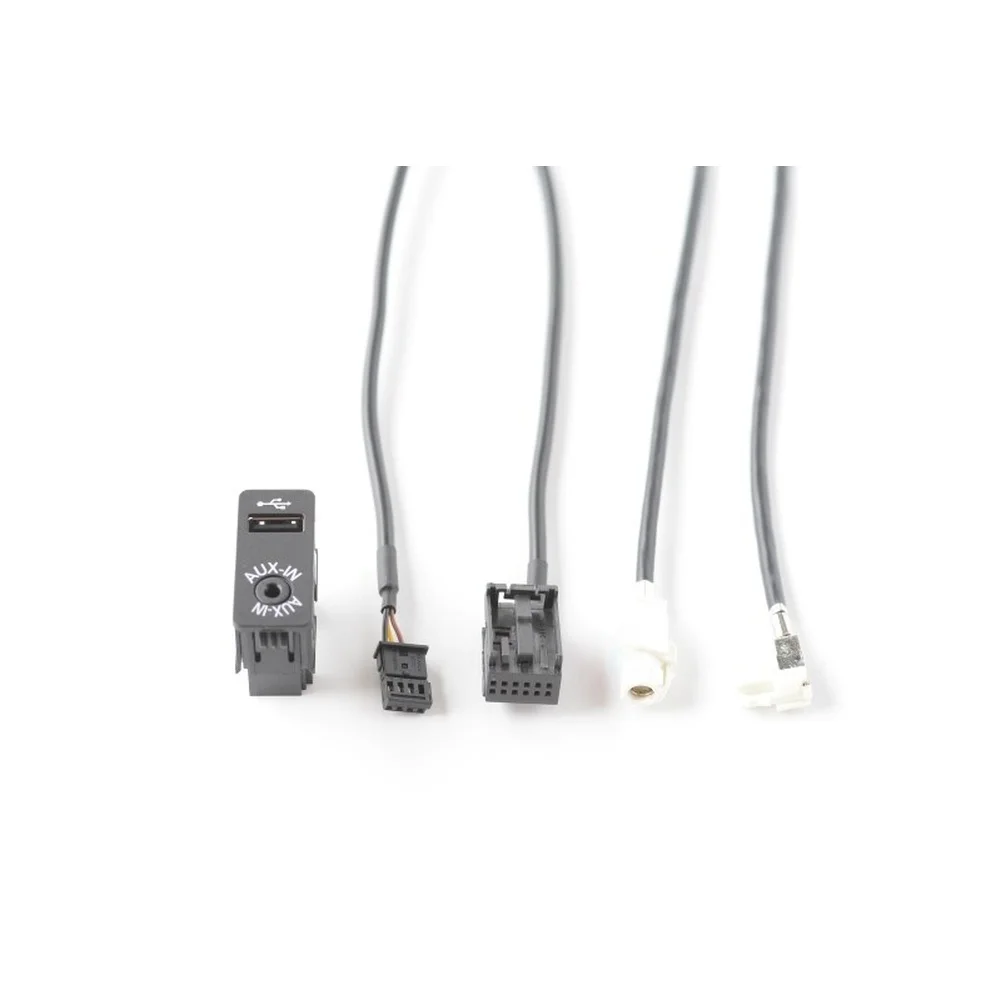 For BMW 1 2 3 4 Series Radio \USB AUX-In \Socket \84109229246 For Mini Cooper Wiring \Harness Audio AUX Cable Car Accessories
