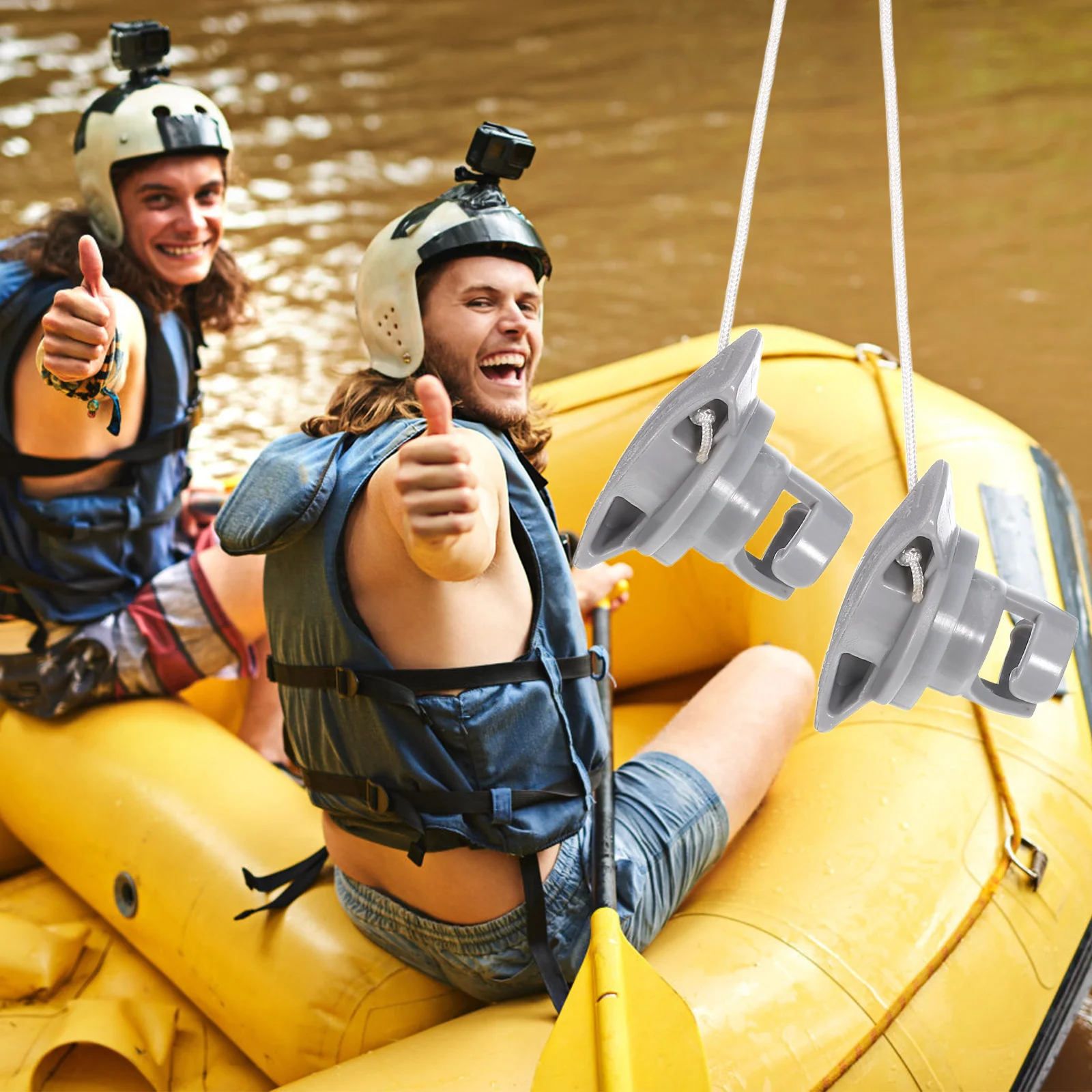 

4pcs Valves Plugs Premium Pvc Replaceable Boat Air Plugs For Inflatable Kayak Dinghy Surfboard Portable Professional Boat